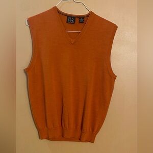 Jos. A. Bank Signature Marino Wool Sweater Vest  VGUC Size M
